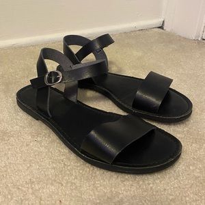 blank ankle strap sandals